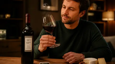Quelle température pour le vin rouge ? Guide simple par style